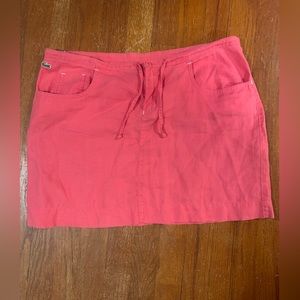 Lacoste linen mini skirt